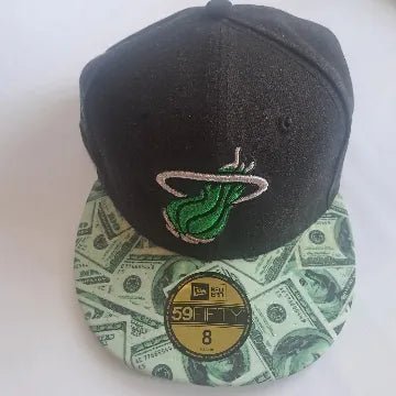 New Era 59FIFTY Miami Heat Money Edition Fitted Cap – Größe 8 Vintage Secondhand NBA Cap