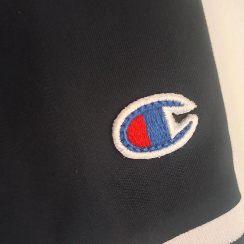 Vintage Champion Premium Baseball Jersey – Navy/Rot/Weiß (Größe M)