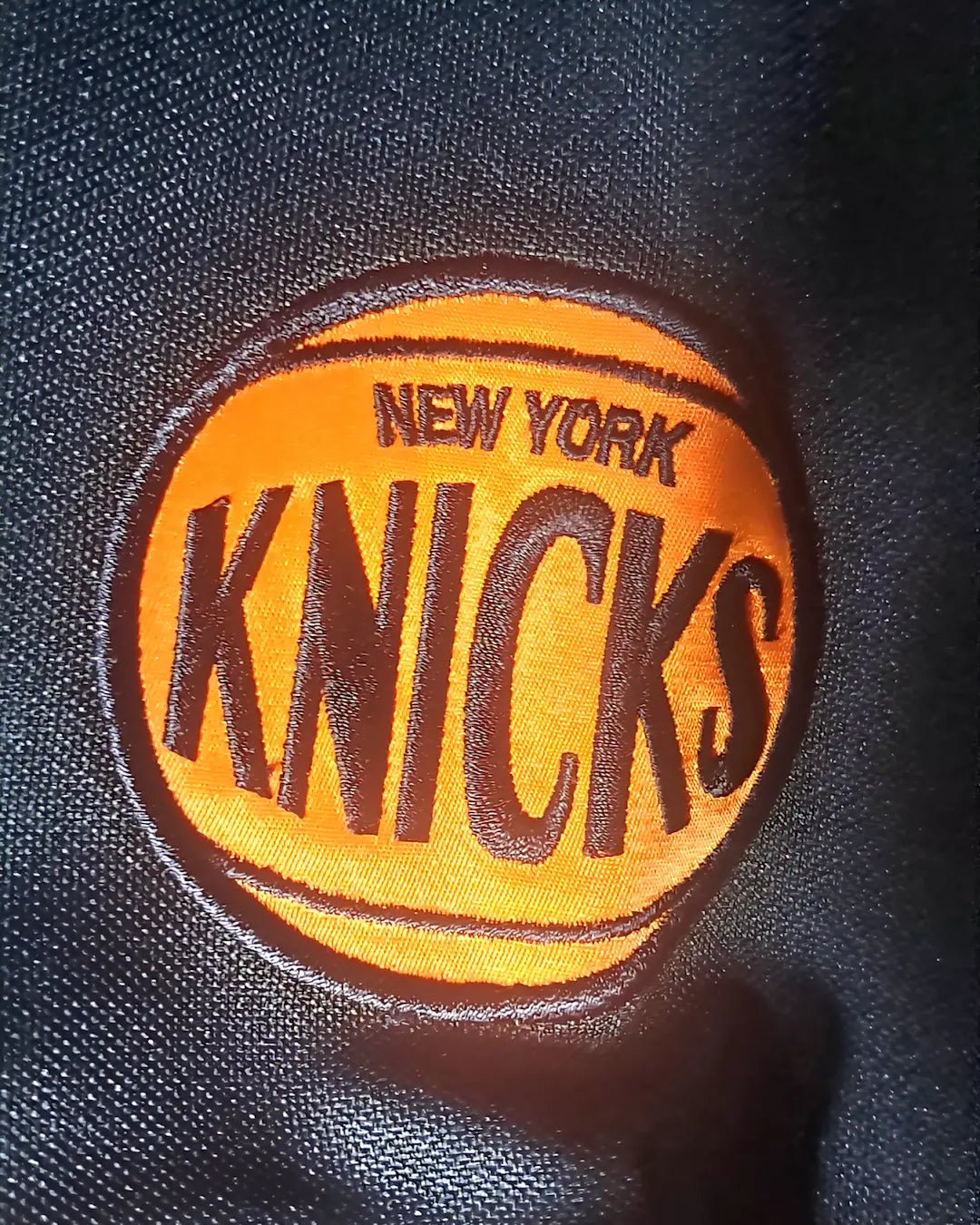 Champion NBA Jersey New York Knicks Walt Frazier Blau – Herren L (Vintage, gebraucht)
