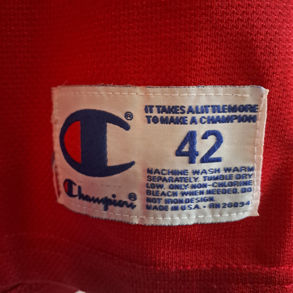 Champion NBA Jersey Chicago Bulls #23 Rot – Herren M (Vintage, gebraucht)