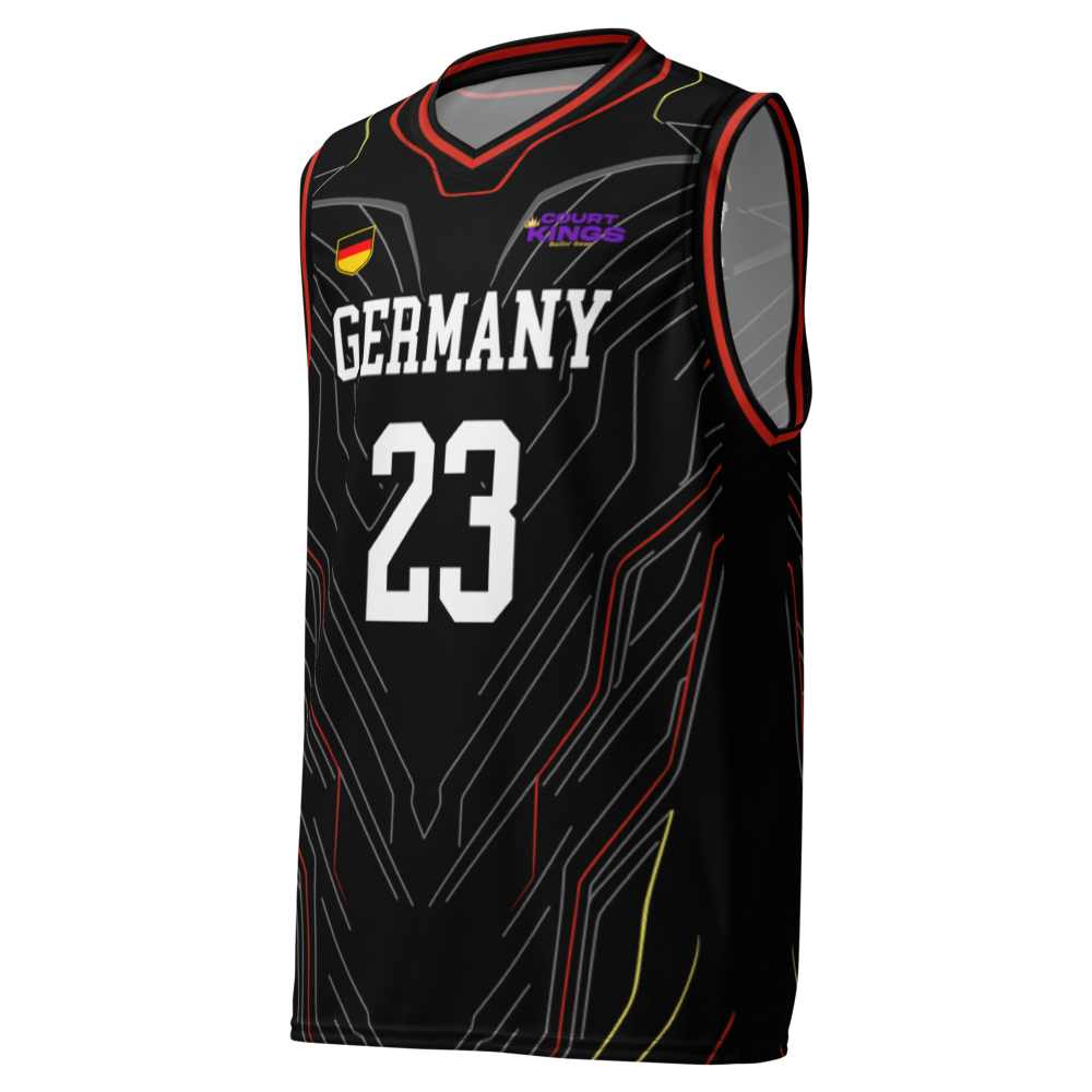 Personalisierbares „Deutschland“ Basketballtrikot