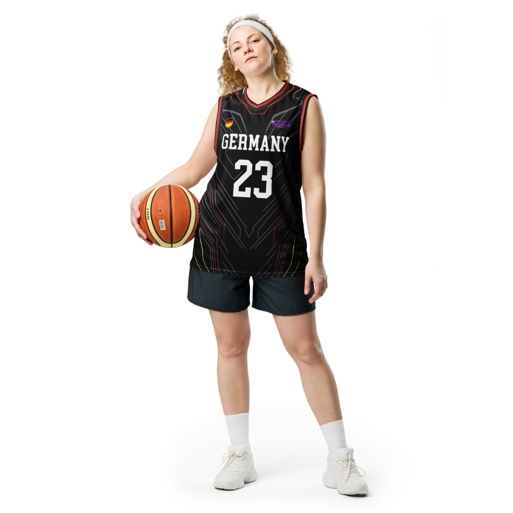Personalisierbares „Deutschland“ Basketballtrikot