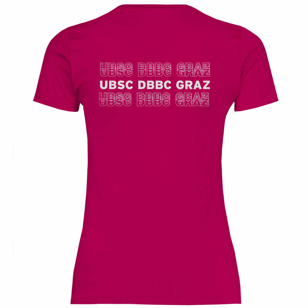 UBSC DBBC Damen T-Shirt – Offizielles Merch mit Statement (2-seitiger Druck)