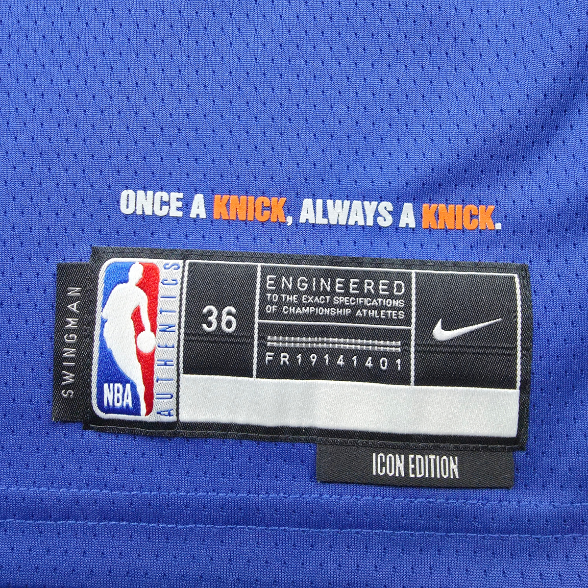 New York Knicks Julius Randle #30 Trikot – Nike Swingman Icon Edition (blau) – Gr. XS (36)