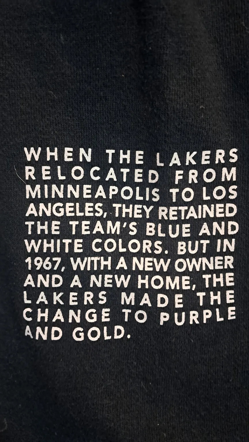 Mitchell & Ness Los Angeles Lakers Hoodie – NBA Hardwood Classics | CourtKings Vintage