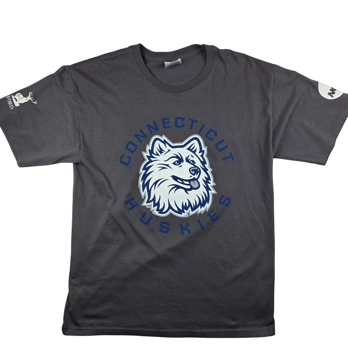UConn Huskies Hoop U Coaches Clinic T-Shirt – Hanes (grau) – Gr. M