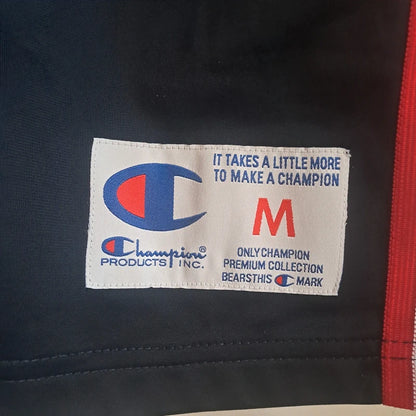 Vintage Champion Premium Baseball Jersey – Navy/Rot/Weiß (Größe M)