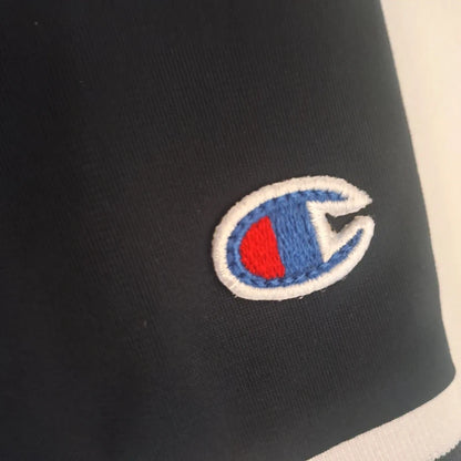 Vintage Champion Premium Baseball Jersey – Navy/Rot/Weiß (Größe M)