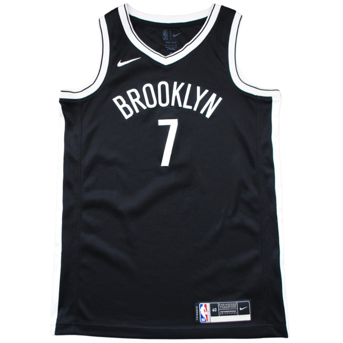 Brooklyn Nets Kevin Durant #7 Trikot – Nike Swingman Icon Edition (schwarz) – Gr. S (40)