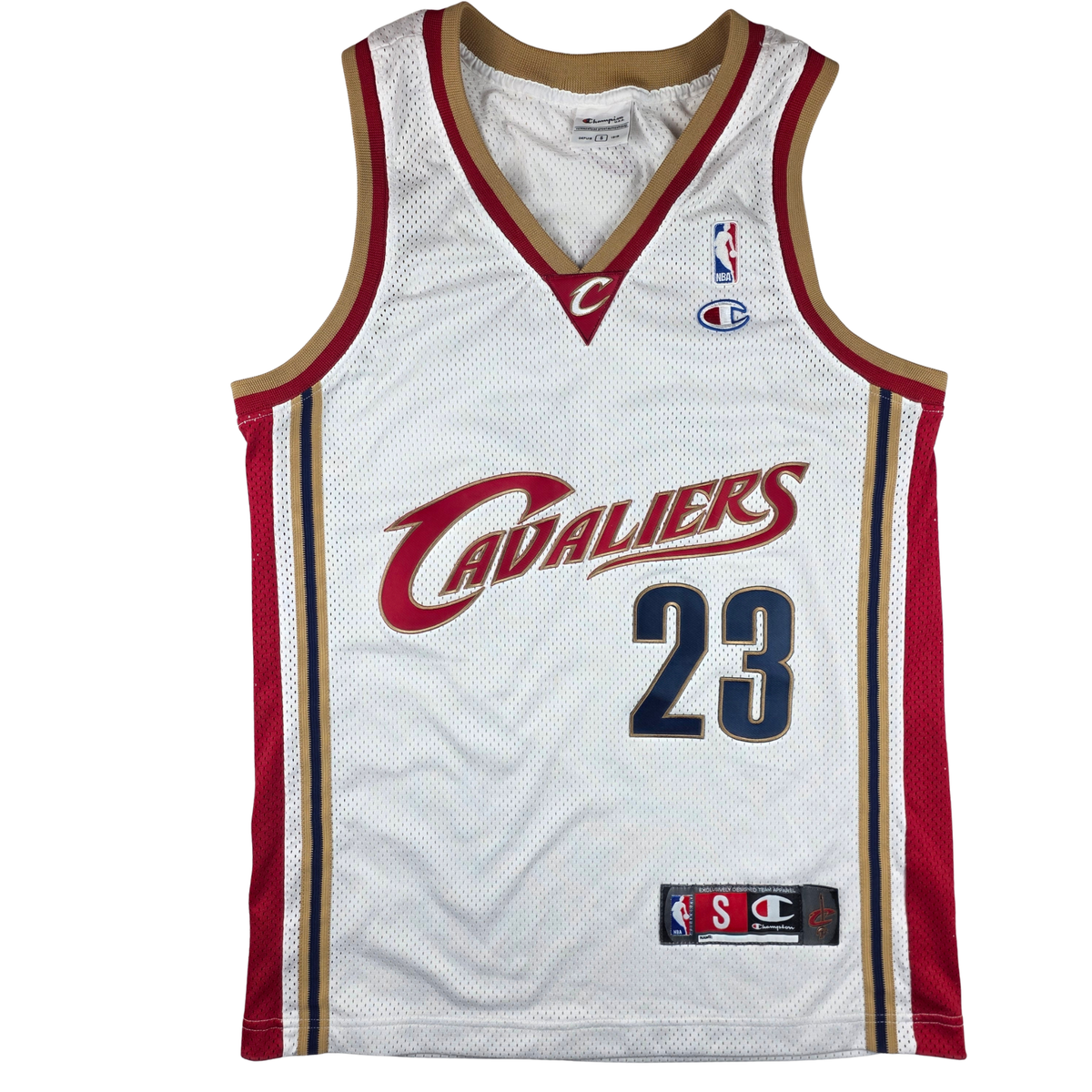 Cleveland Cavaliers LeBron James #23 Trikot – Champion (weiß) – Gr. S