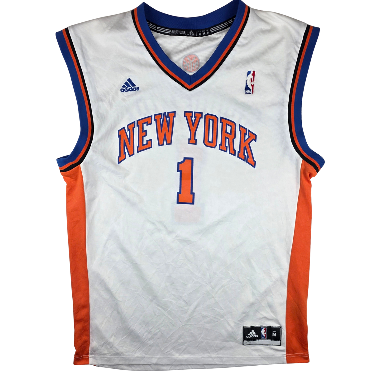 New York Knicks Amar'e Stoudemire #1 Trikot – adidas Replica (weiß) – Gr. M