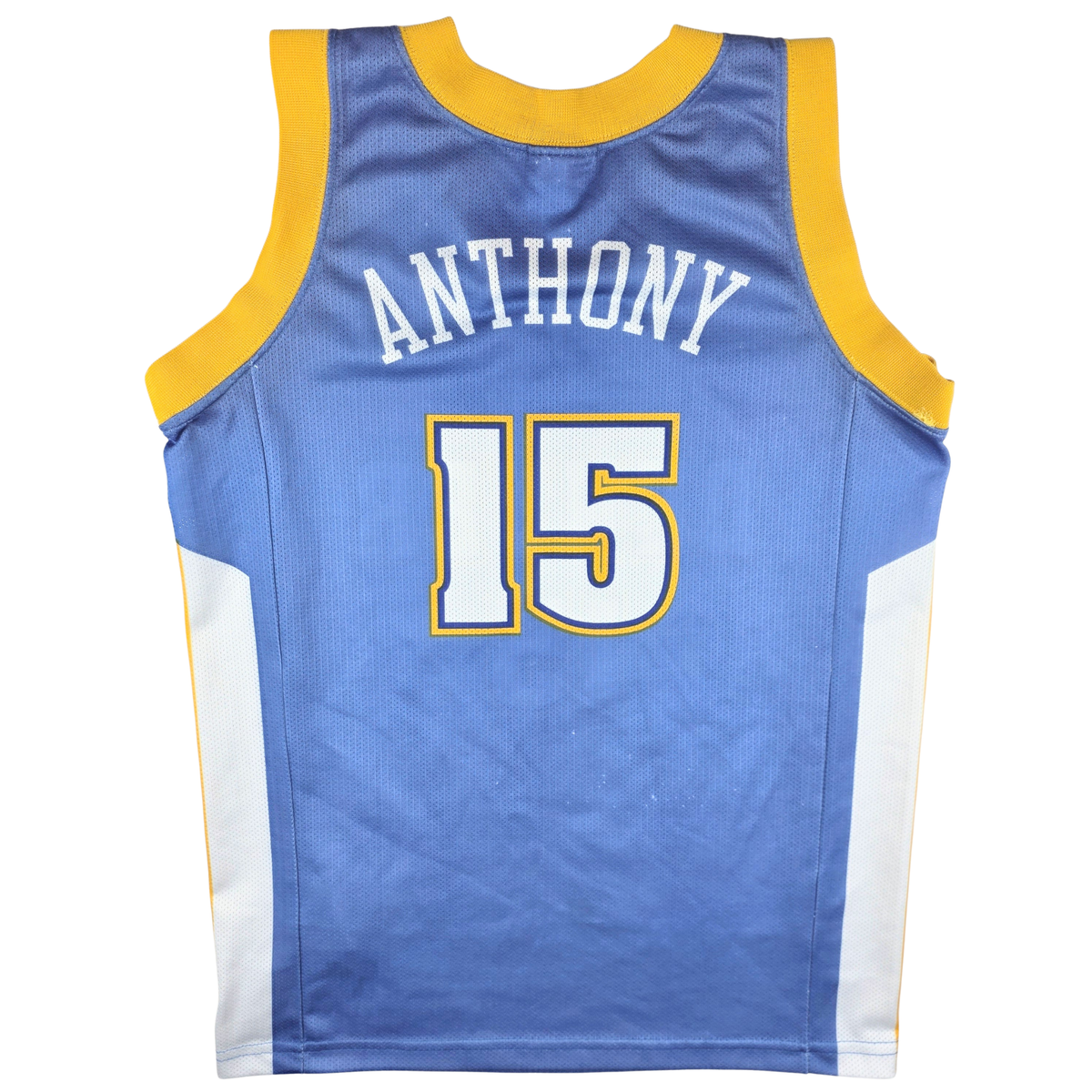 Denver Nuggets Carmelo Anthony #15 Kindertrikot – Champion (hellblau) – Gr. M (138/143)