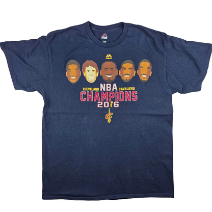 Cleveland Cavaliers NBA Champions 2016 T-Shirt – Majestic (navy) – Gr. L