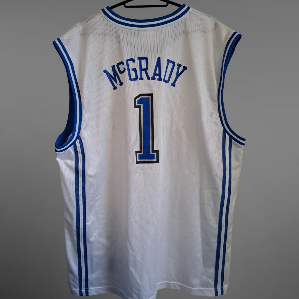 Champion NBA Jersey Orlando Magic Tracy McGrady #1 Weiß – Herren M (Vintage, gebraucht)