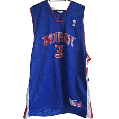 Ben Wallace #3 Detroit Pistons – Champion Authentic NBA Jersey (Vintage) – Größe 52 / XXL
