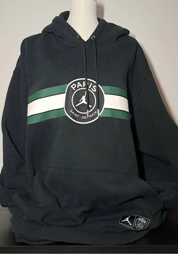 Jordan x PSG Hoodie Schwarz | Größe XXL | Offizielles Paris Saint-Germain x Jordan Produkt