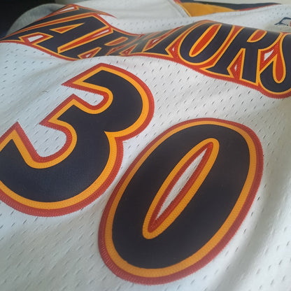 Stephen Curry #30 Golden State Warriors Trikot – Mitchell & Ness Hardwood Classics 2009-10 (White, XL)
