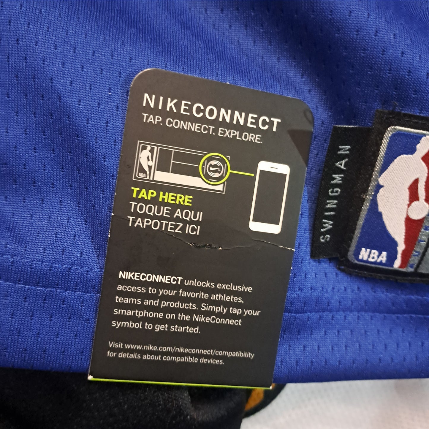Stephen Curry #30 Golden State Warriors Trikot – Nike Swingman Icon Edition NBA Jersey Blau Gr. M