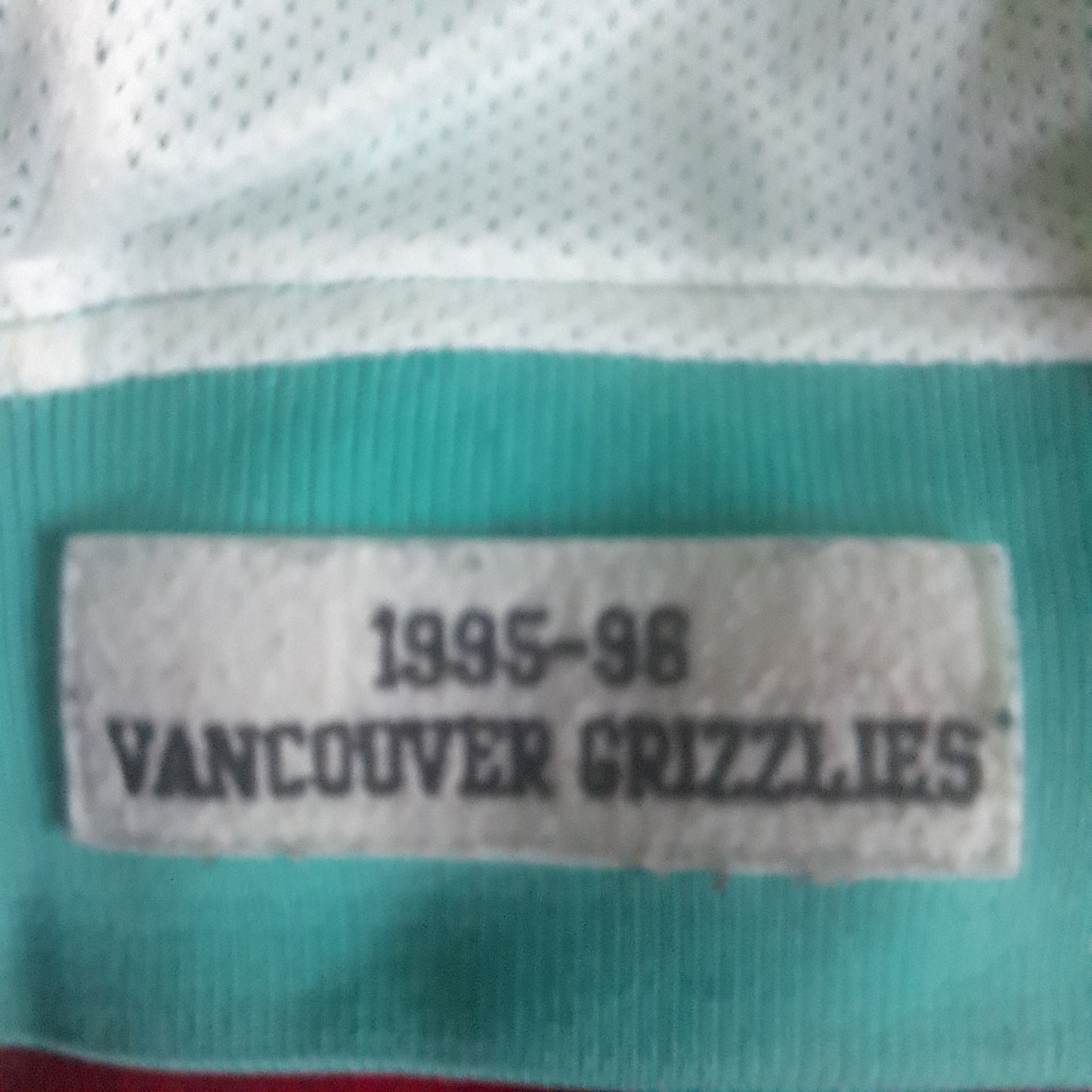 Vancouver Grizzlies Warm-Up Jacke – Mitchell & Ness Authentic (1995-96) – Gr. 48 / XL