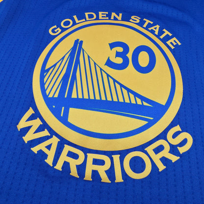 Golden State Warriors Stephen Curry #30 Trikot – adidas Swingman (blau) – Gr. L