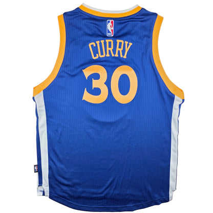 Golden State Warriors Stephen Curry #30 Trikot – adidas Swingman (blau) – Gr. L