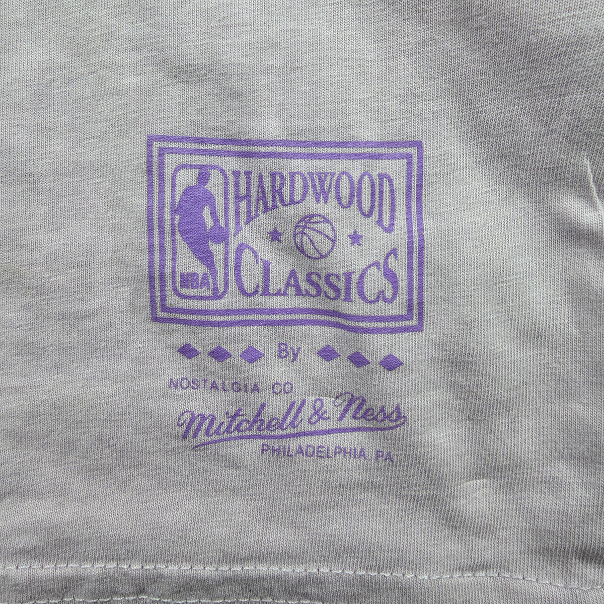 Los Angeles Lakers 1948 T-Shirt – Mitchell & Ness Hardwood Classics (lavendel) – Gr. L