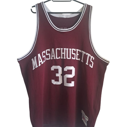 Julius Erving „Massachusetts“ Jersey – Heritage College Style (Made in USA)