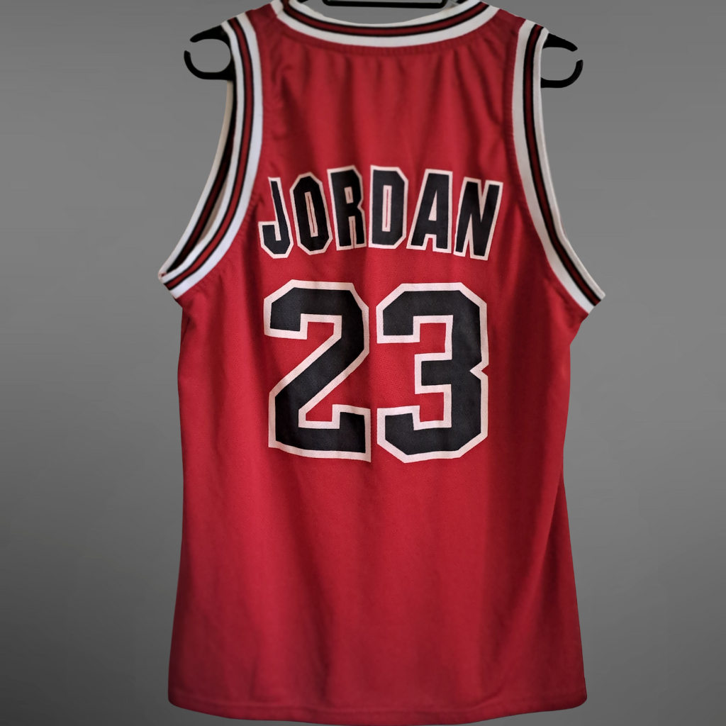 Champion NBA Jersey Chicago Bulls #23 Rot – Herren M (Vintage, gebraucht)