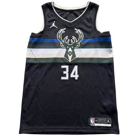 Giannis Antetokounmpo #34 Milwaukee Bucks Trikot – Jordan Statement Edition Swingman NBA Jersey Gr. 40 (M)