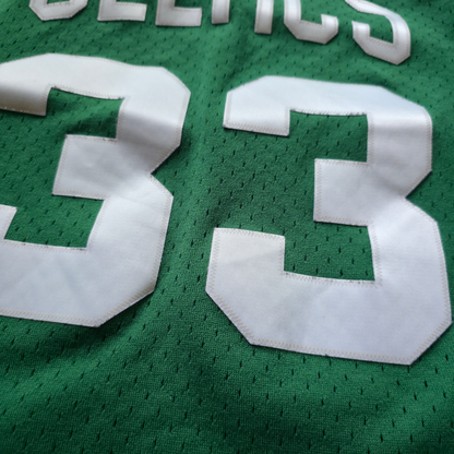 Boston Celtics Larry Bird #33 Trikot – Mitchell & Ness Swingman (1985-86, grün) – Gr. S