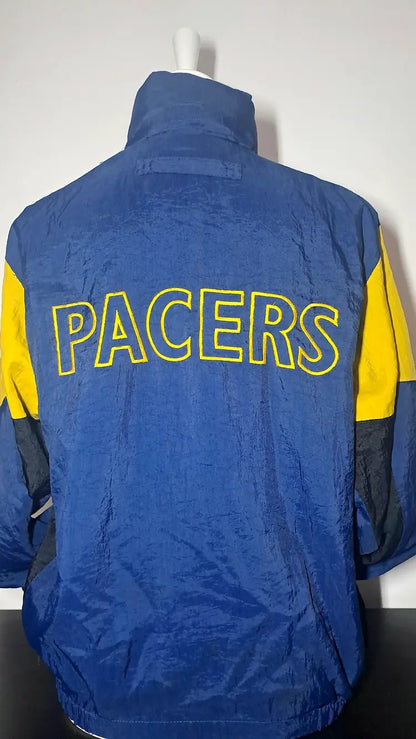 Genuine Stuff NBA Windbreaker Indiana Pacers Blau – Herren M (Vintage, gebraucht)