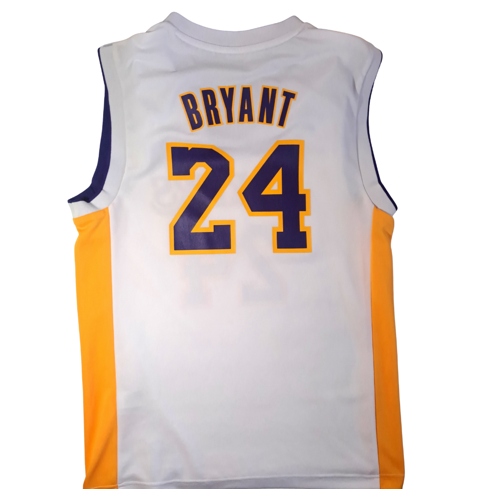 Adidas NBA Lakers Kobe Bryant #24 Jersey Weiß – Größe S – Authentic Style