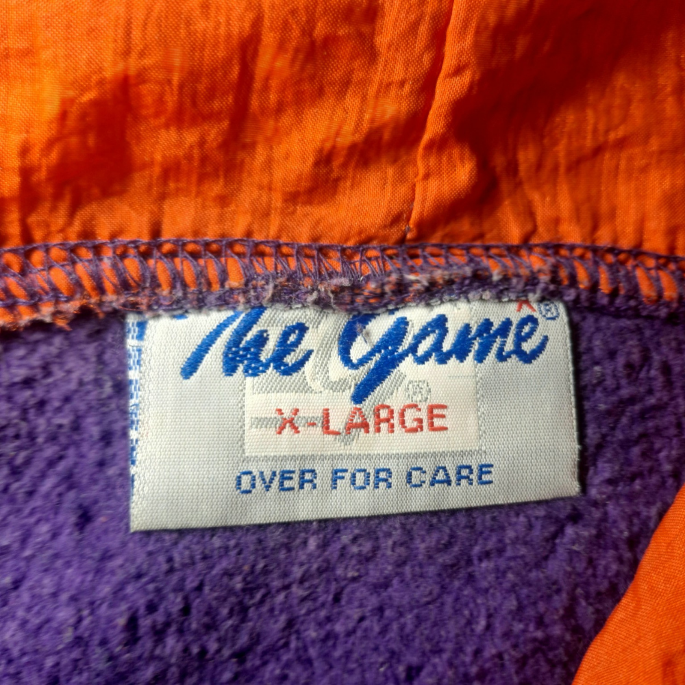 Vintage Phoenix Suns Hoodie – The Game – XL – Seltenes NBA Original – Lila/Orange