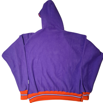 Vintage Phoenix Suns Hoodie – The Game – XL – Seltenes NBA Original – Lila/Orange