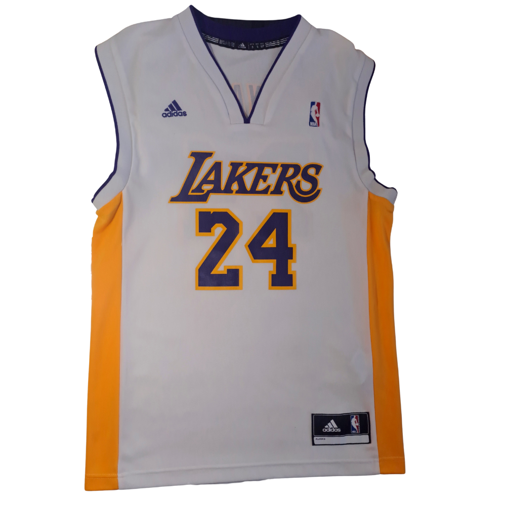 Adidas NBA Lakers Kobe Bryant #24 Jersey Weiß – Größe S – Authentic Style