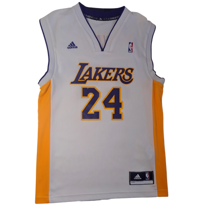 Adidas NBA Lakers Kobe Bryant #24 Jersey Weiß – Größe S – Authentic Style