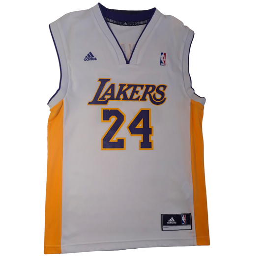 Adidas NBA Lakers Kobe Bryant #24 Jersey Weiß – Größe S – Authentic Style