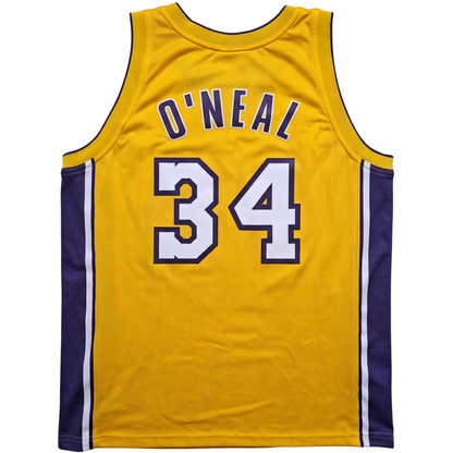 Shaquille O'Neal #34 LA Lakers Trikot – Vintage Champion NBA Jersey Gr. XL