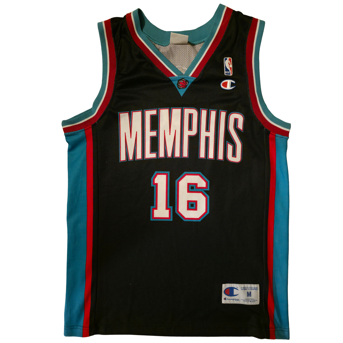 Memphis Grizzlies Pau Gasol #16 Trikot – Champion (schwarz) – Gr. M