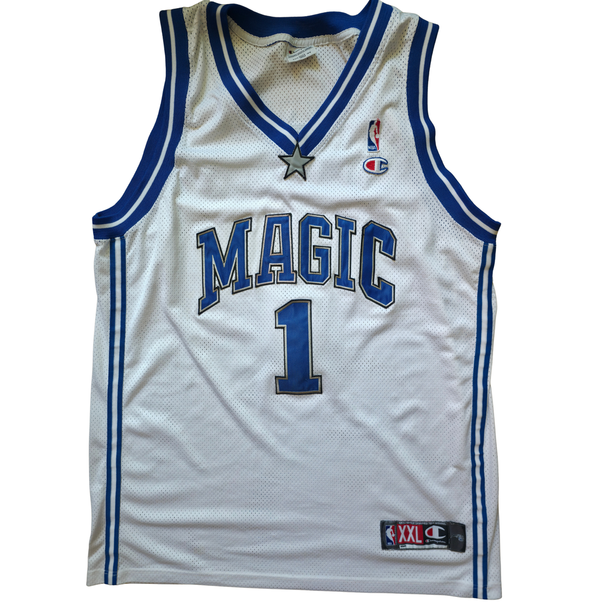 Orlando Magic Tracy McGrady #1 Trikot – Champion Europe (weiß) – Gr. XXL