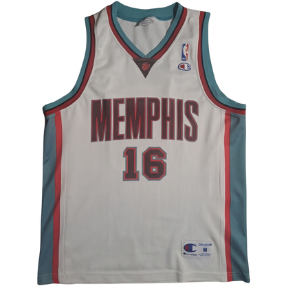 Pau Gasol #16 Memphis Grizzlies Trikot – Vintage Champion NBA Jersey Gr. M
