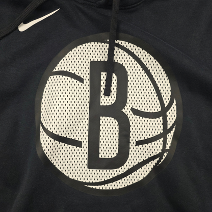 Brooklyn Nets Logo Hoodie – Nike (schwarz) – Gr. L