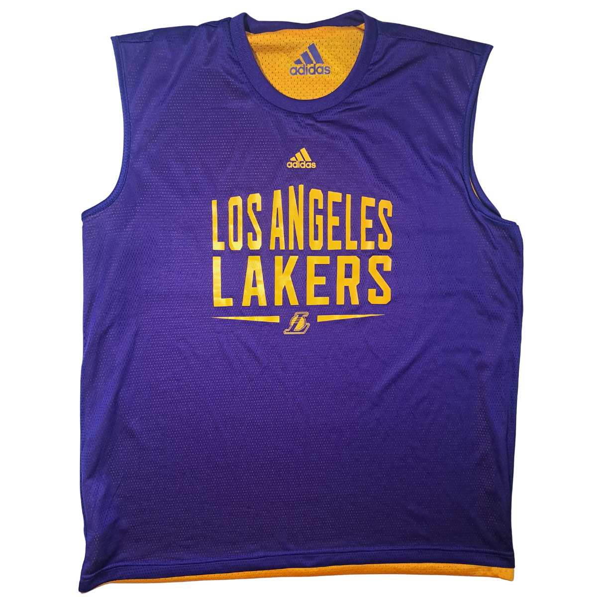 Original Adidas Los Angeles Lakers Reversible Jersey – Größe XL