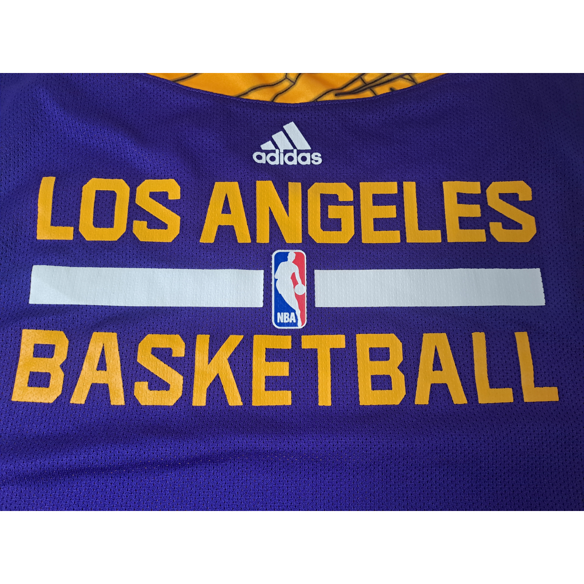 Original Adidas Los Angeles Lakers Reversible Jersey – Größe XL