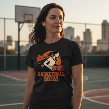 Superhero Basketball Mom Tee – Power & Passion | CourtKings