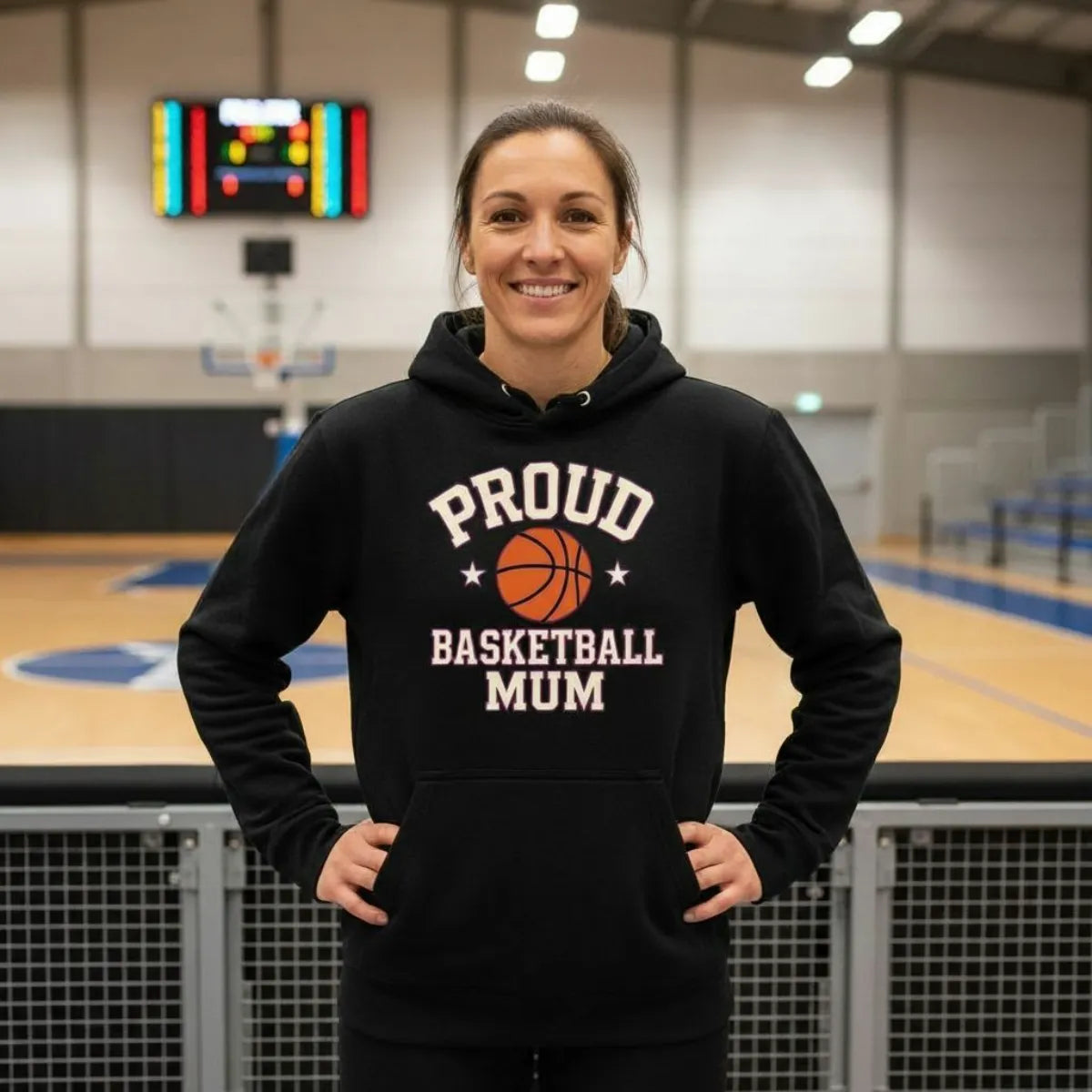 Proud Basketball Mum Hoodie – Bio Hoodie für stolze Basketball-Mamas