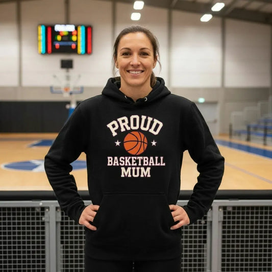 Proud Basketball Mum Hoodie – Bio Hoodie für stolze Basketball-Mamas