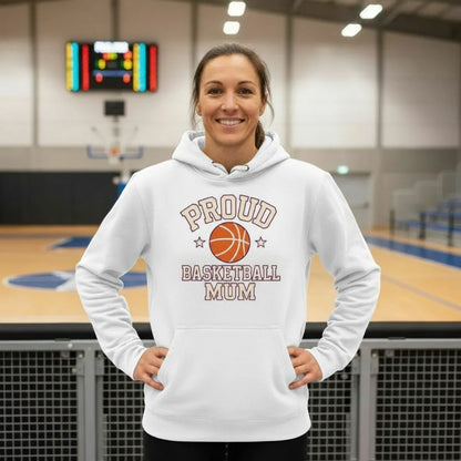 Proud Basketball Mum Hoodie – Bio Hoodie für stolze Basketball-Mamas
