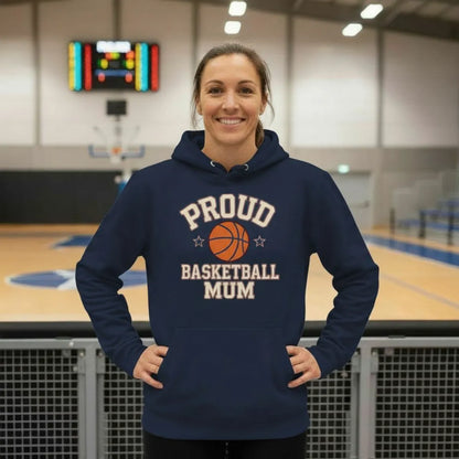 Proud Basketball Mum Hoodie – Bio Hoodie für stolze Basketball-Mamas