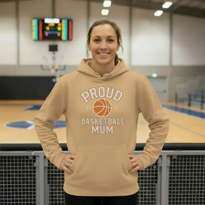 Proud Basketball Mum Hoodie – Bio Hoodie für stolze Basketball-Mamas